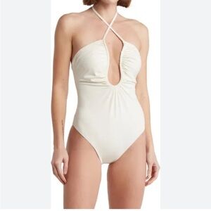 Leilani Halter Neck One-Piece Swimsuit by Good American